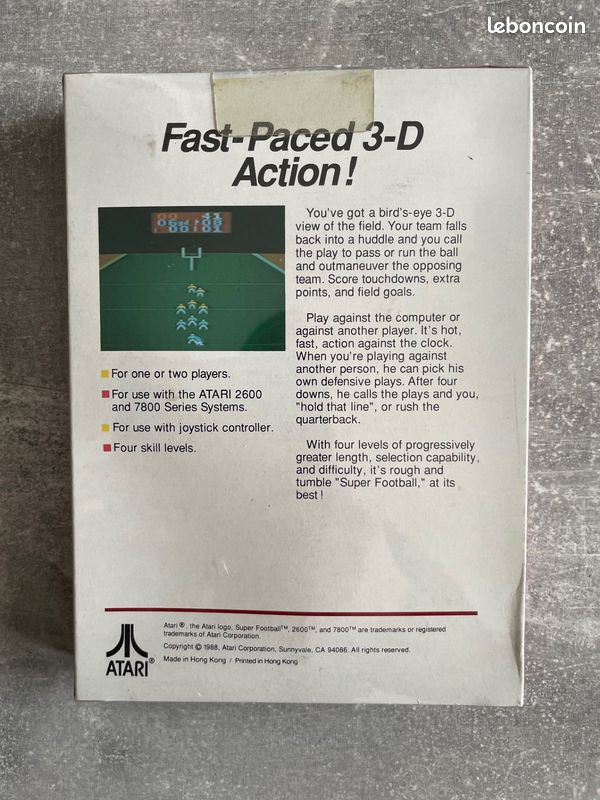 Jeu Atari 2600 Video Chess en loose version PAL (N°8371S