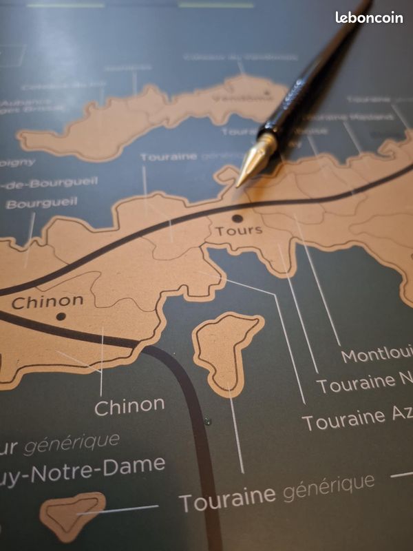 Carte à gratter - La Loire des Vins – Le Petit Ballon