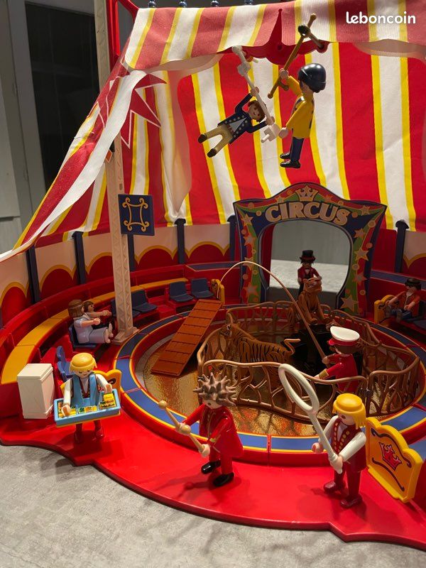 Playmobil 4230 Grand Cirque – Année 2006, Complet Et Neuf, Boîte Scellée, Thème Cirque