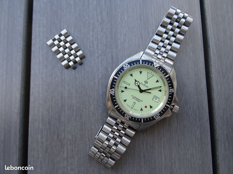 Cadran (dial) Zodiac Pour Montre Femme - Diamètre 20.4 Mm - Neuf De Stock, Sans étiquette