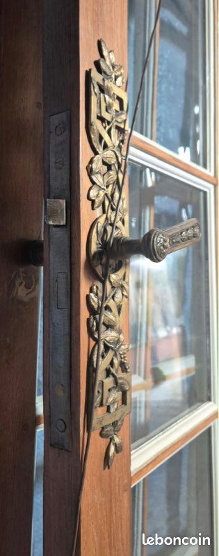 3 portes vitrées chêne anciennes (image 3)