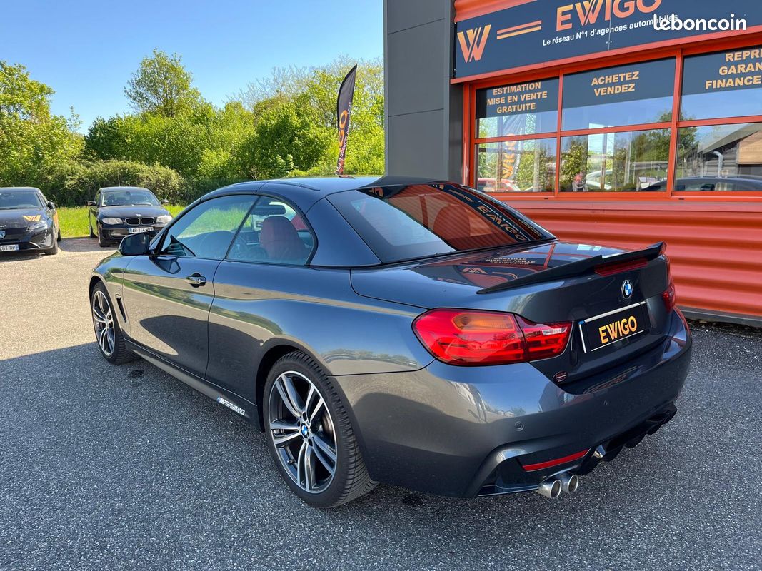 BMW SERIE 4 CABRIOLET 3.0 435 D 315 M-SPORT XDRIVE BVA + affichage tete haute + sieges elec a memoire (image 28)