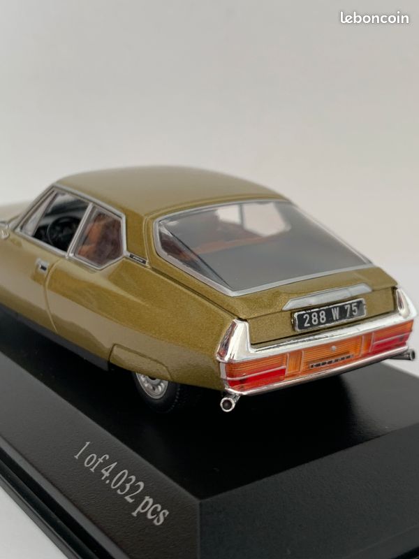 Miniature Minichamps 1/43 : Citroën SM (URIC), Modèle De Sport En Métal, Occasion