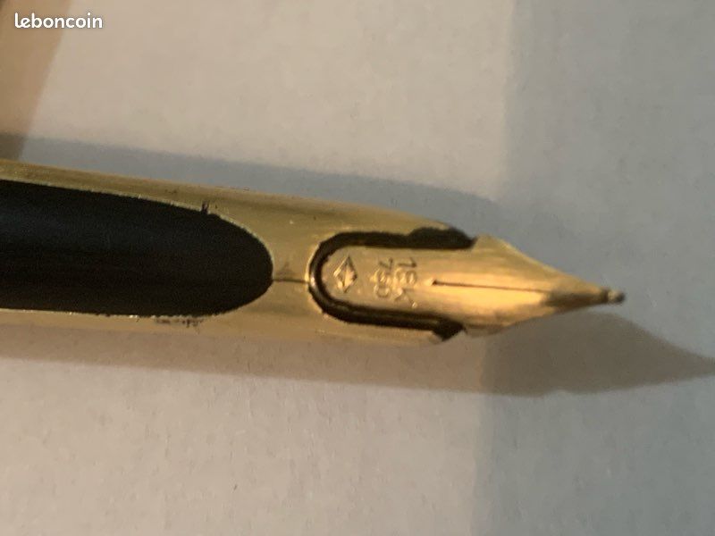 Stylo Plume Ancien Waterman En Plaqué Or Avec Plume En Or - Occasion, Pièce De Collection Vintage