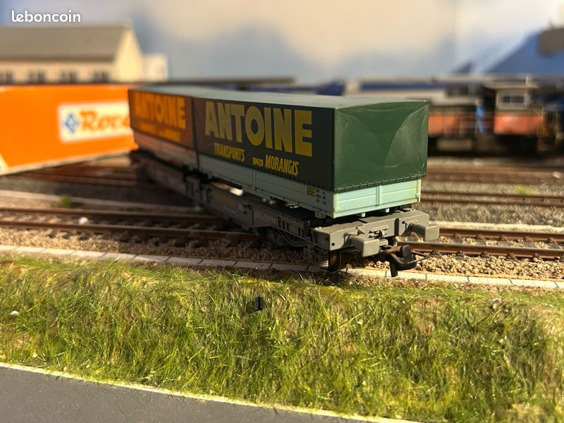 REE Modeles NW209 Wagon porte conteneurs Sggmrss 90 TOUAX, SNCF, 2