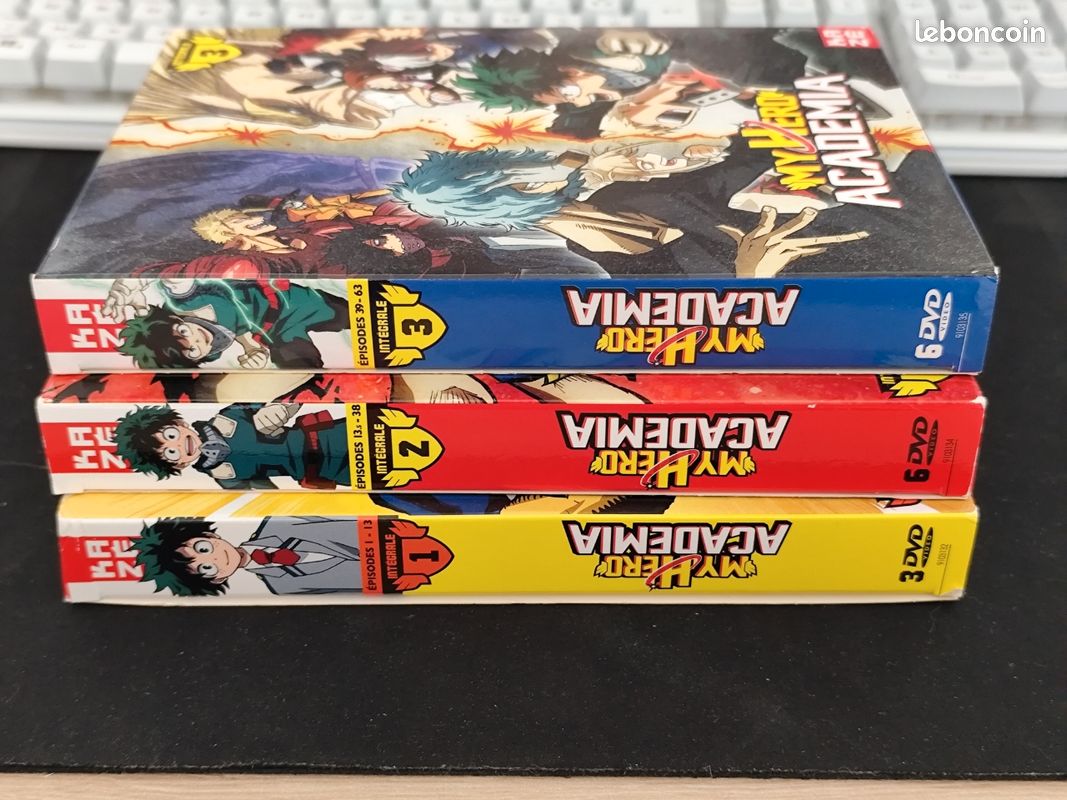 Lot coffrets DVD My hero Academia (image 2)