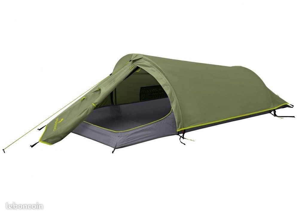 Tente De Randonnée Ferrino Sling Green 3 Places – Léger, Imperméable, Système Camera Air, Protection Soleil/pluie/vent