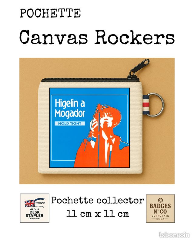 Pochette Jacques Higelin 11x11 cm objet collector musique et art