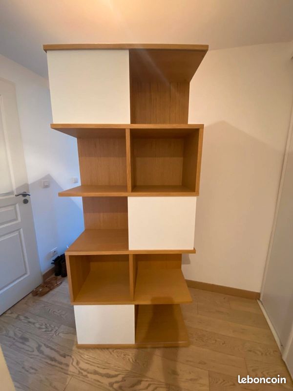Bibliothèque en chêne Habitat (image 1)