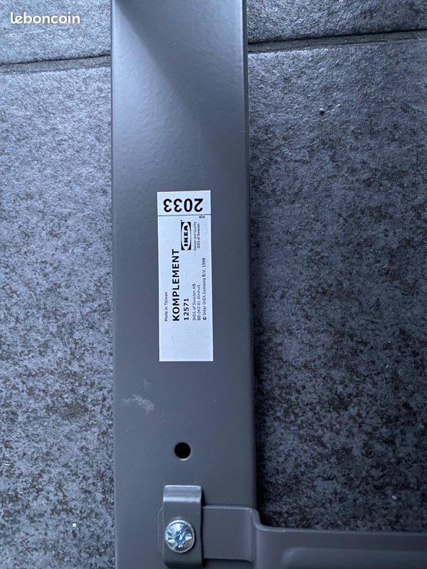 IKEA KOMPLEMENT Étagère 50 X 58 Cm Gris Foncé