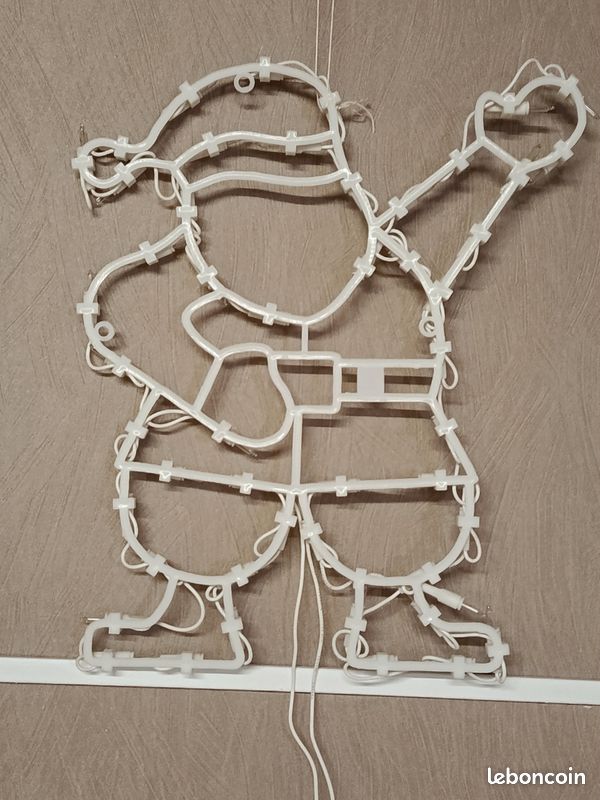 Père Noël intérieur lumineux 46cm (image 3)