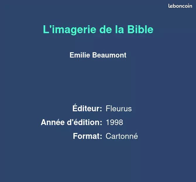 L'imagerie de la Bible - Emilie Beaumont (image 2)