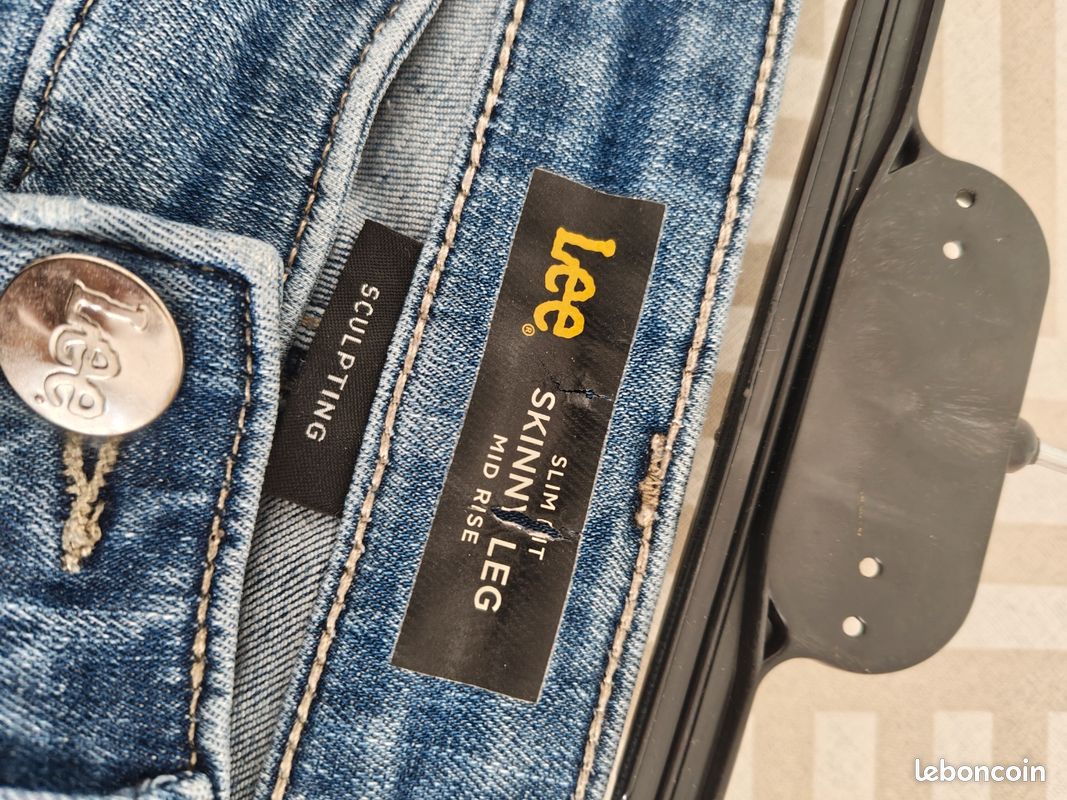 Jean noir femme Lee taille 38 (image 4)