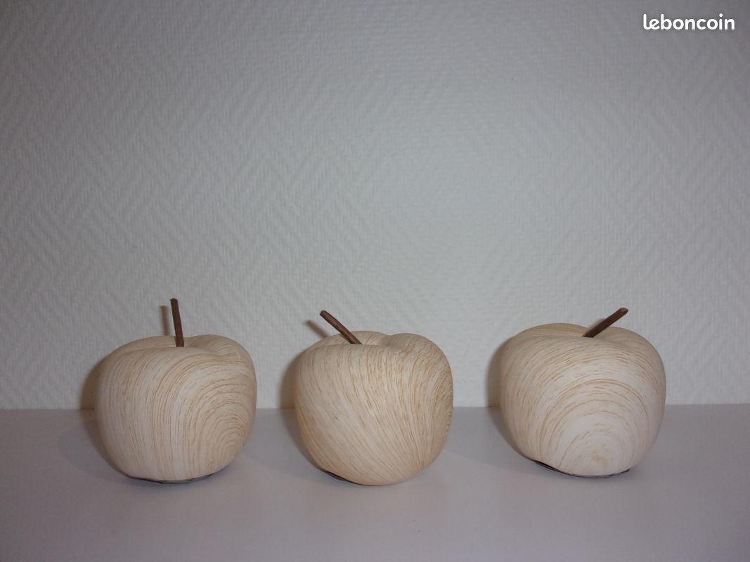 Pommes céramique imitation bois (image 3)