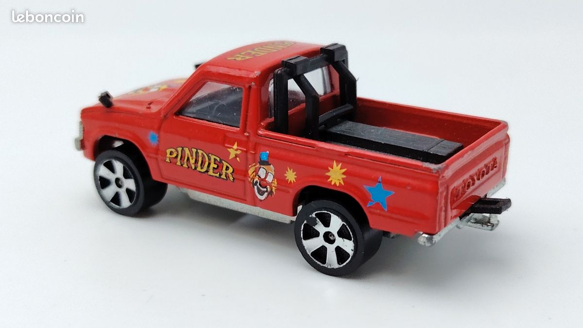 Majorette Vintage - 4x4 Toyota Avec Remorque Cage Pinder, échelle 1/43, Occasion