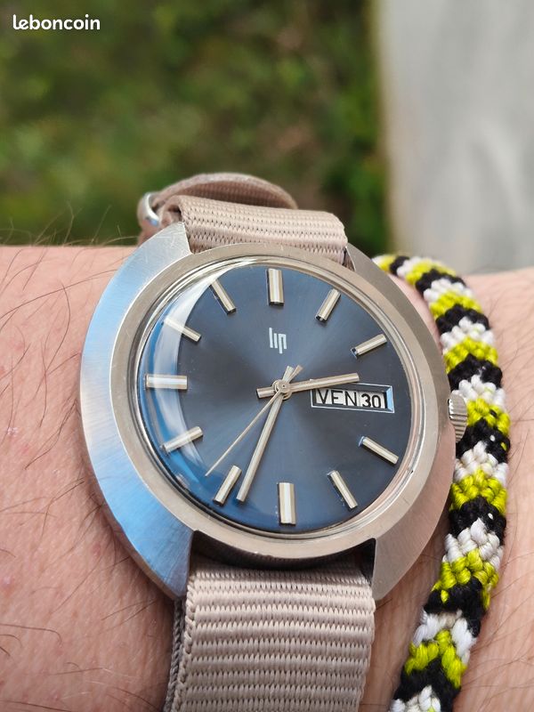 Montre Vintage Lip Mini Lip Révisée - Mécanique Manuelle - Style Rétro