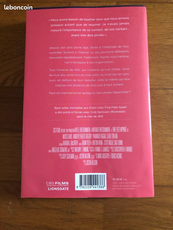 Roman « five feet apart » de Rachael Lippincott (image 2)