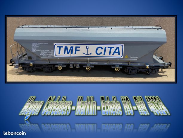 RIVAROSSI HR6472-2 WAGON TREMIE CEREALIER SNCB PAROIS PLANES STIV Ep IV