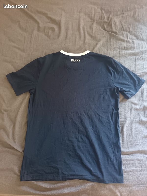 Tee-shirt bleu marine hugo boss taille L (image 4)