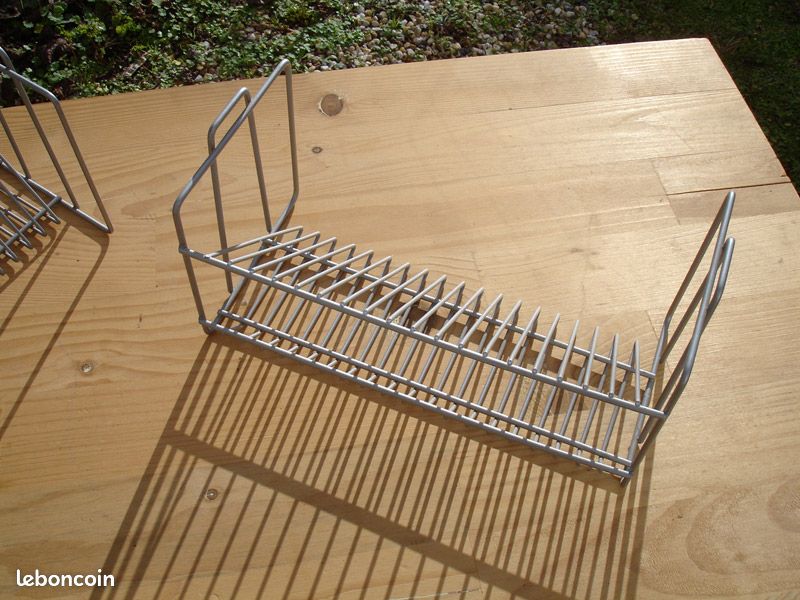 Lot de 3 supports / ranges CD IKEA en métal 3 X 20 CD (image 3)