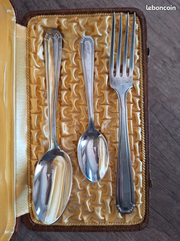 Ensemble De Couverts ARGENTAL Argentés - 6 Fourchettes Et 6 Cuillères De Table - Occasion