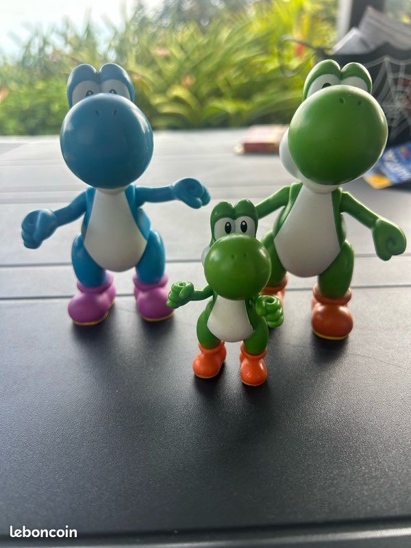 [TRIO YOSHI] Pack Figurines Yoshi - Multicolores et Tailles (image 3)