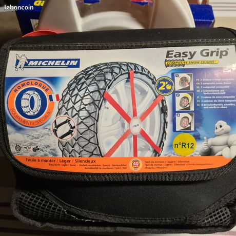 ② Chaîne à neige Michelin easy grip R12 montage simple — Chaînes