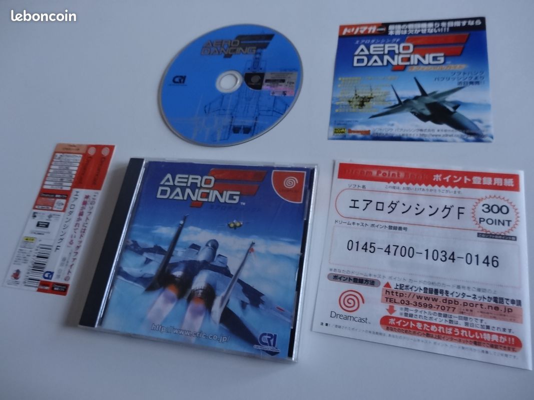AERO DANCING F-SEGA DREAMCAST-Simulateur avion - Jeux vidéo