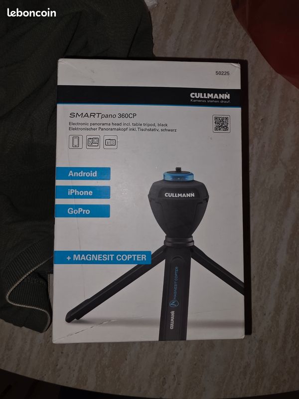 Stabilisateur de téléphone en alliage d'aluminium - Base panoramique 360