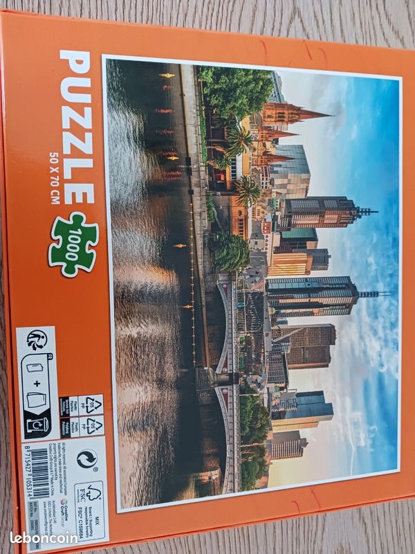 Puzzle ville 1000 pièces (image 2)