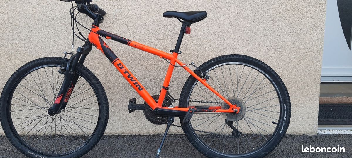 Vtt Enfant Btwin Orange Decathlon Vélo Btwin Btwin 24 Pouces