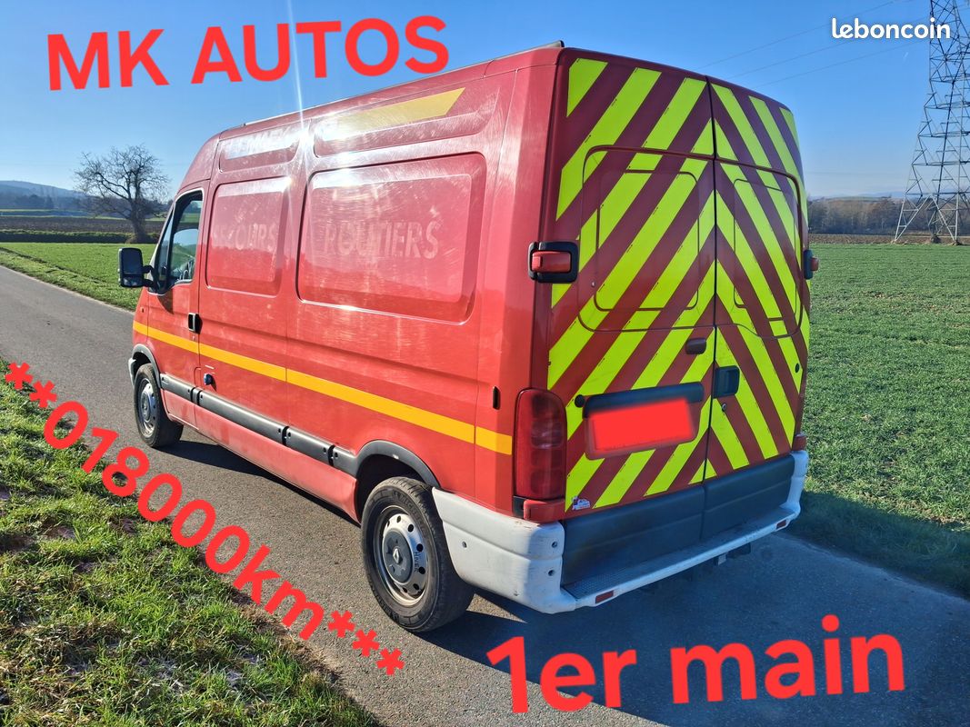Master 2.8 dti 115 cv * 18 000km 1er main pompiers attelage l2h2 mk autos (image 2)
