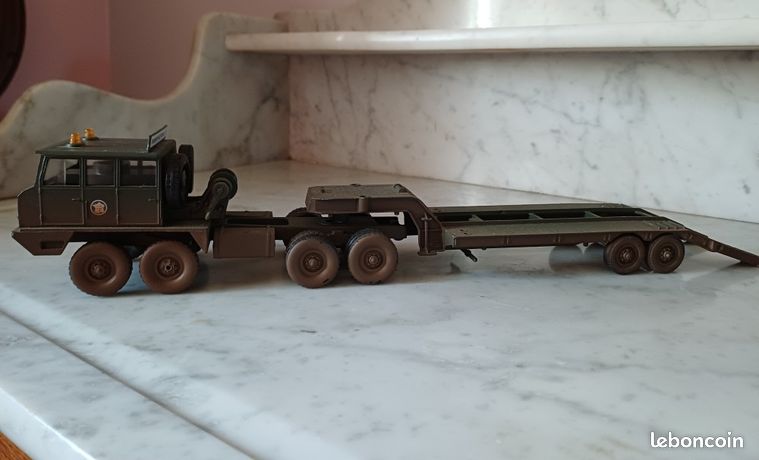 Solido Porte Char Berliet T12 Et Fourgonnette Renault 4L STE 1:50 An 70