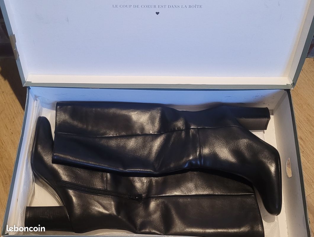 Lederboots Noir Minelli - Damen | Place des Tendances
