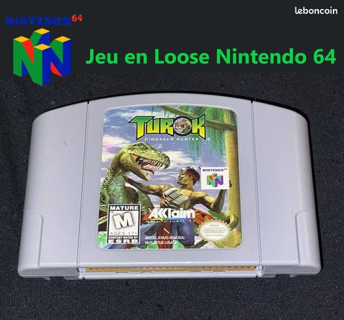 🎮 Turok Dinosaur Hunter jeu Nintendo 64 jeu vendu en Loose