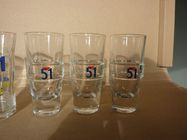 Lot De 7 Verres à Pastis 51 Anciens – Signés Arc France, Fabrication Française