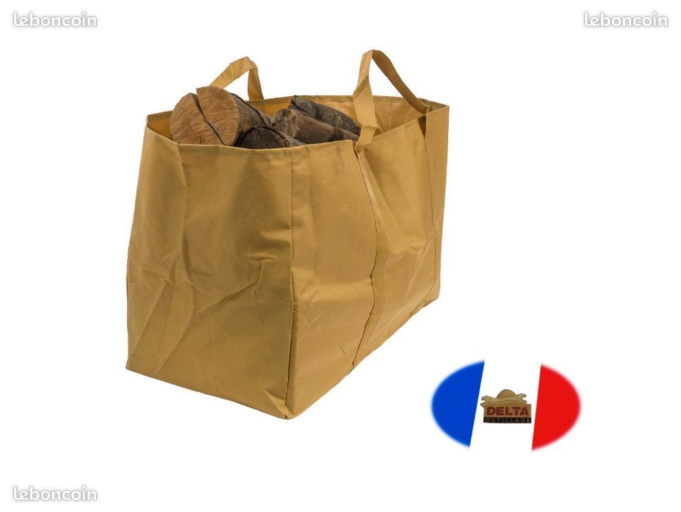 Sac à Bûche Cheminée Porte Bûches et Rangement Bois Chauffage NEUF