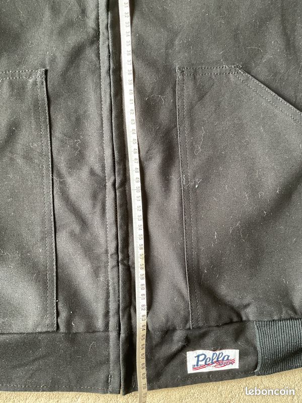 Veste de travail Pella vintage, taille L noire (image 8)