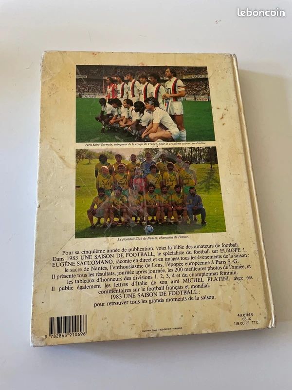 Une saison de football Edition 2002 - relié - Eugène Saccomano - Achat