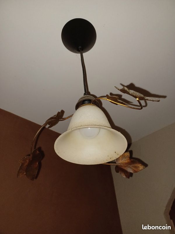 Luminaire en acier Ampoule comprise (image 2)