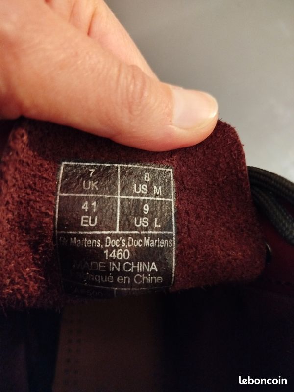 Dr. Martens femme bordeaux (image 11)