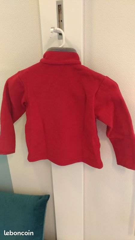Veste polaire rouge Quechua 6 ans (image 2)
