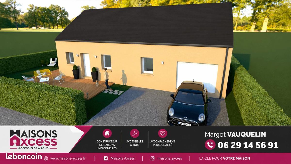 Maison 4 pièces 75 m² · à Villedieu-les-Poêles-Rouffigny · 75 m² · 157 210 €