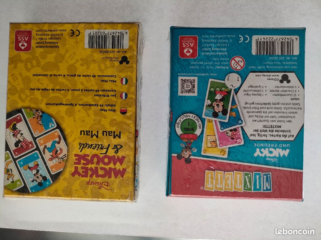Jeux de cartes Mickey (image 1)