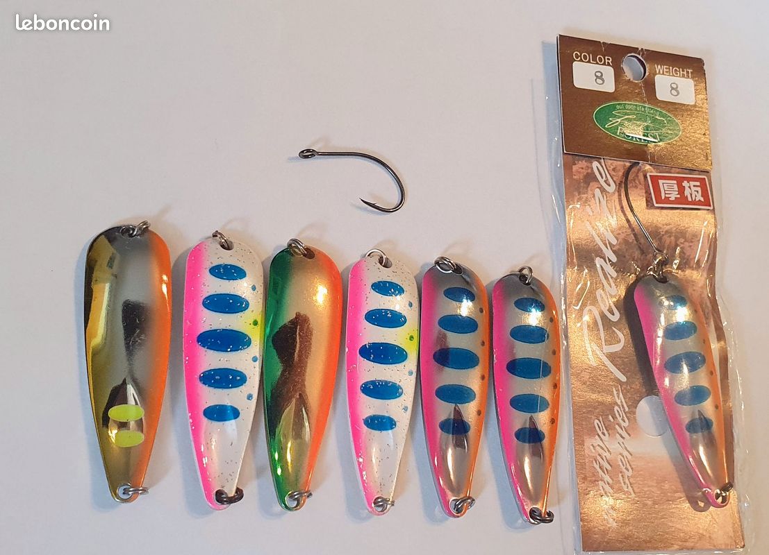 Rare Leurre De Pêche Vintage J.K. Rush Tango – 5 1/8 Pouces – Jonc Collection