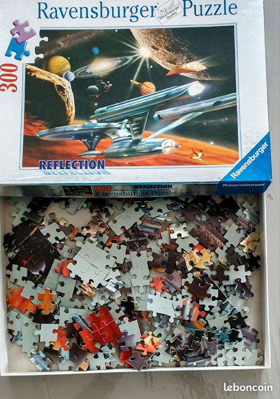 Puzzle réfléchissant 300 pièces complet (image 1)