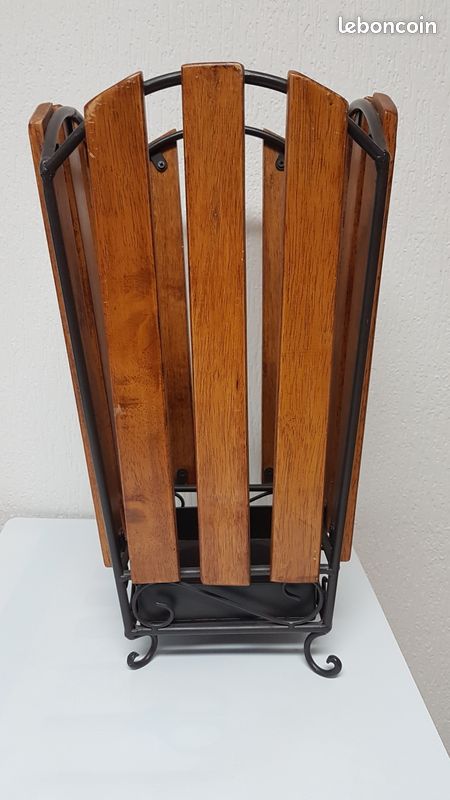 Porte Parapluie metal forgé rustique (image 4)