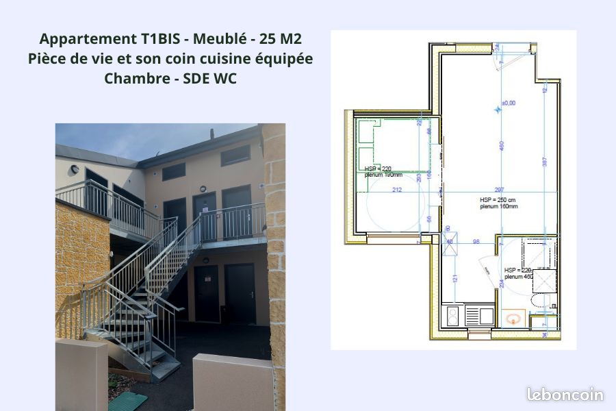 Appartement 1 pièce 26 m² · à La Roche-sur-Yon · 26 m² · 534 €
