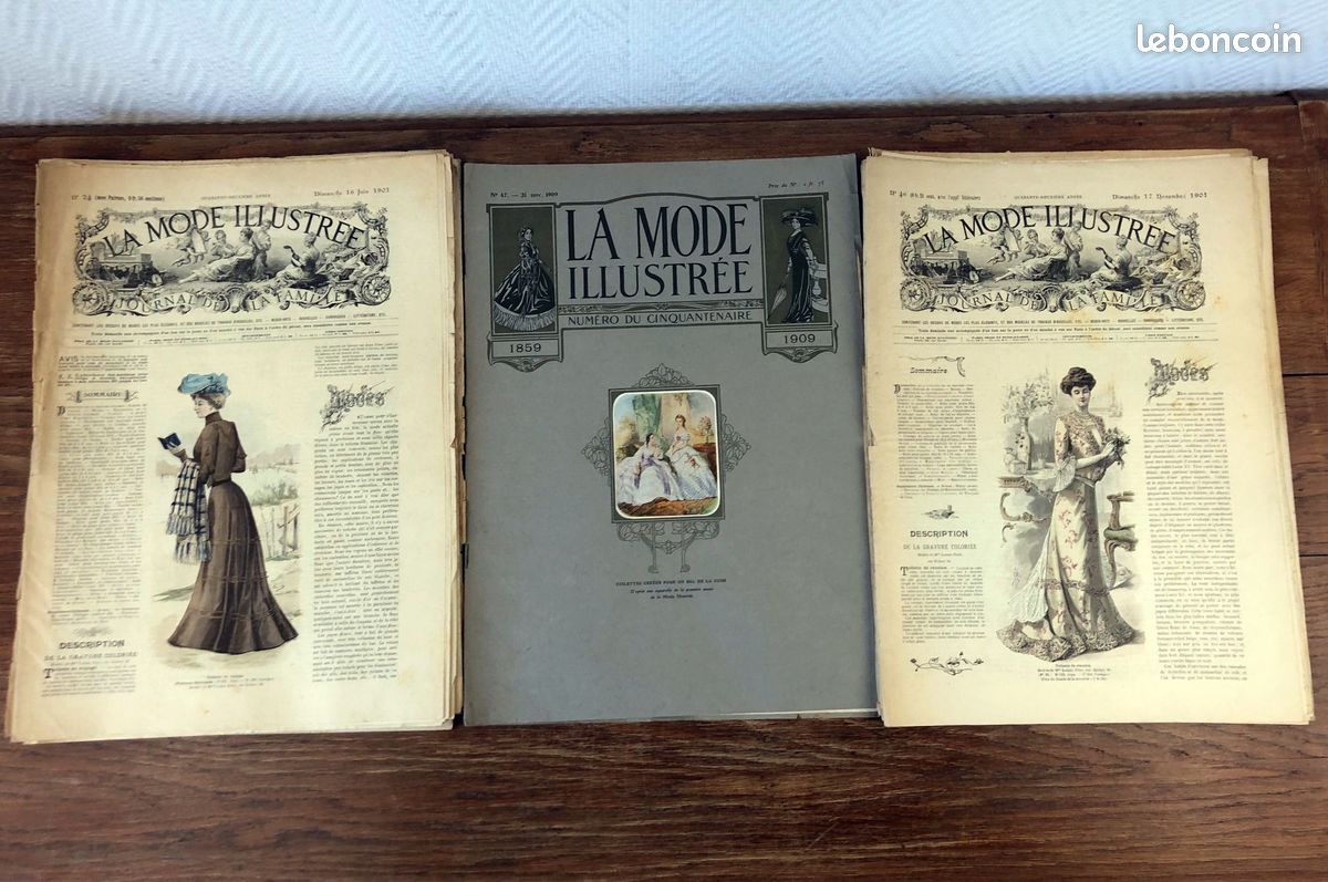 Revue La Mode Illustrée No. 49 - Édition Originale Du 4 Décembre 1898