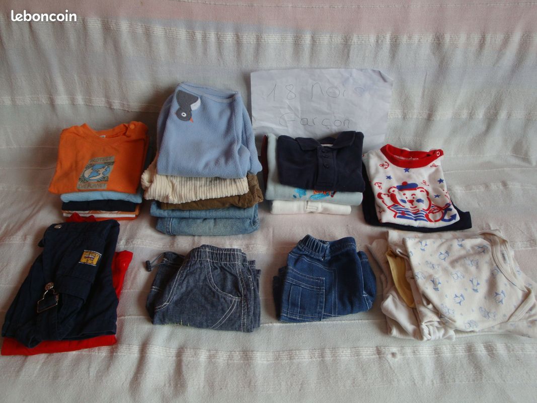 Lot 3 mois habits garçon (image 1)